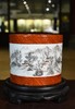 仿清雍正墨彩仿木纹笔筒 商品缩略图0