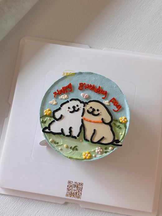 小狗贴贴蛋糕 商品图0