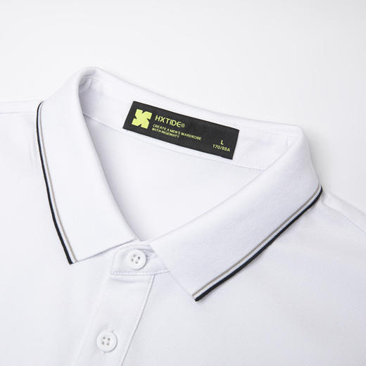 【秒杀专属】HX 夏季翻领短袖T恤桑蚕丝Y102320303101/02POLO杉 商品图10