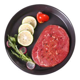 伊赛 国产清真 儿童牛排套餐整切调理 500g(5片) 番茄酱包5袋学生早餐