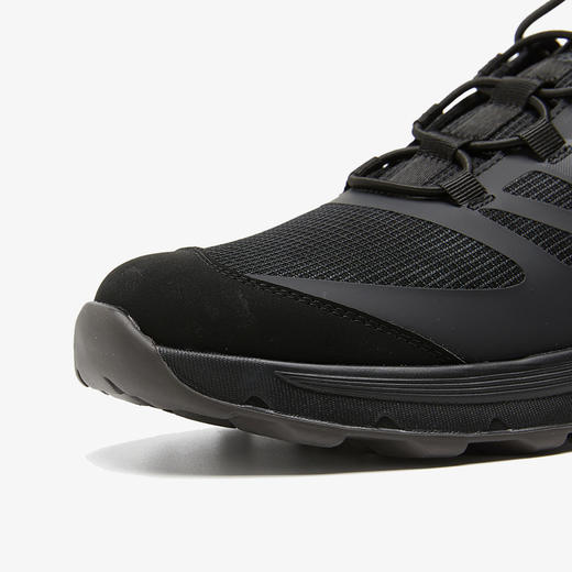 西遇厚底运动鞋男士新款百搭圆头轻便增高户外黑色休闲鞋21635600 商品图5