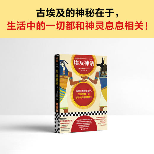 埃及神话（古埃及的神秘在于，生活中的一切都和神灵息息相关！17幅精美海报级彩插！精美图文资料！）（读客三个圈经典文库）([英]布鲁克斯班克；读客文化 出品) 商品图1