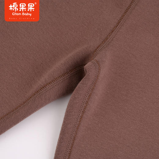 棉果果秋季新品女童复合奥利绒加绒保暖锁温打底裤长裤裤子M322206423424 商品图3