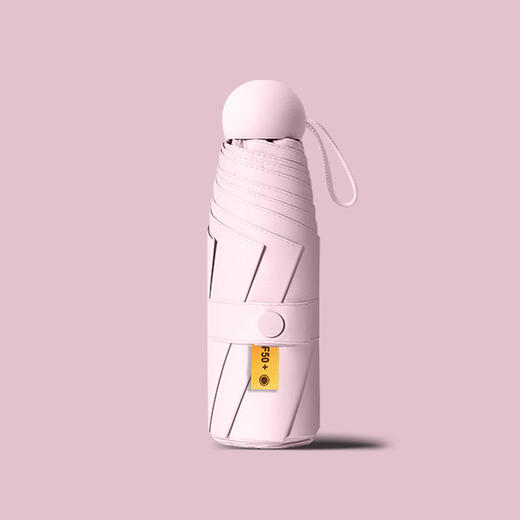 中秋国庆专用防晒遮阳黑胶折叠晴雨胶囊伞 商品图3