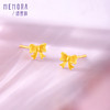 在逃公主蝴蝶结足金耳钉女士黄金耳饰送女友礼物【按克计价黄金1】MEMORA诗普琳GEE01801(线上专供) 商品缩略图3