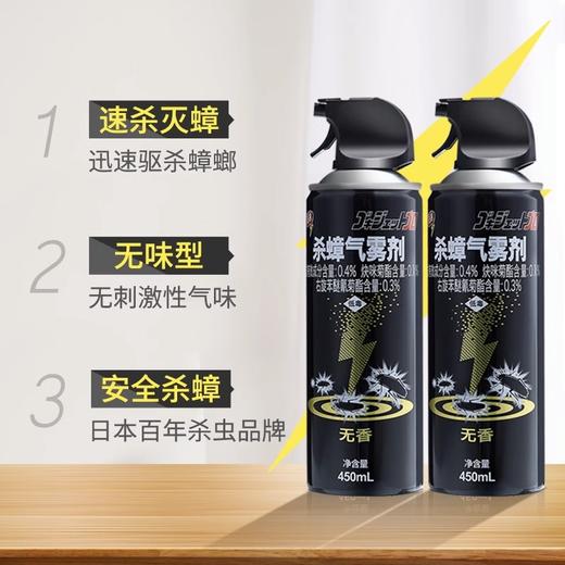 安速杀蟑气雾剂450ml 2瓶 商品图0