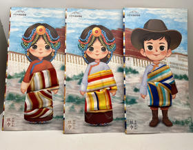 布达拉宫吉祥丝巾