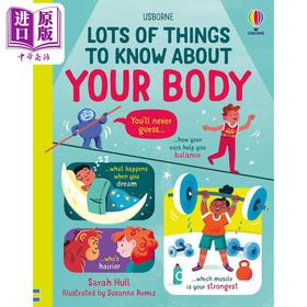 【中商原版】Lots of Things to Know About Your Body 关于身体你所需要知道的那些事 儿童绘本 知识科普图画书 英文原版进口