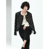 COCOBELLA轻奢名媛小香风粗花呢外套女通勤毛边裸领西装WL913 商品缩略图3