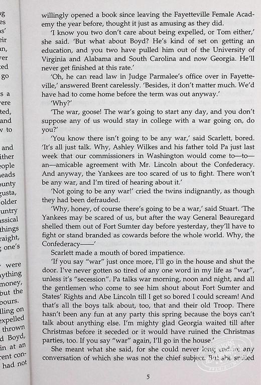 【中商原版】当代女性文学经典 女生成长阅读好书书单 傲慢与偏见 + 简爱 + 飘 英文原版 夏洛蒂勃朗特 简奥斯汀 米切尔 商品图4