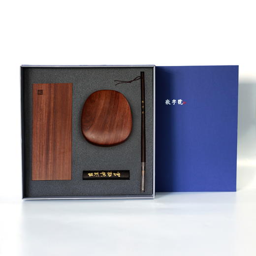 古法油烟墨徽字号新款文房四宝套装 商品图5