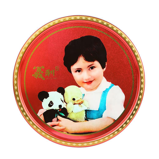 义利饼干黄油饼干动物饼干酥脆饼干中华老字号趣味动物造型北京特产 【铁桶装礼盒】320g 商品图0