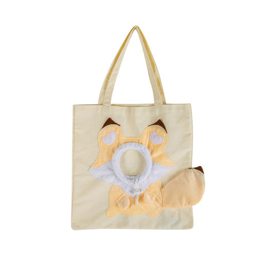 新款帆布包 可露头单肩猫包 可手提 口袋便捷外出背包 造型可爱 宠物箱包 商品图6