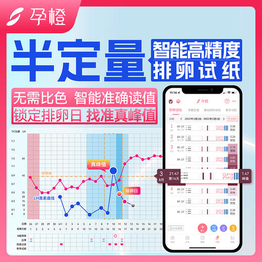 孕橙智能半定量排卵试纸 商品图2
