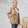 EITIE爱特爱秋季新款束腰优雅纯色显瘦风衣7104805 商品缩略图3