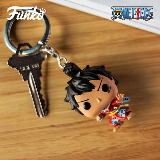 Funko POP!  Keychain One Piece Luffy in Kimono 日漫海贼王 穿和服的路飞钥匙扣钥匙圈挂饰 61370 商品图1