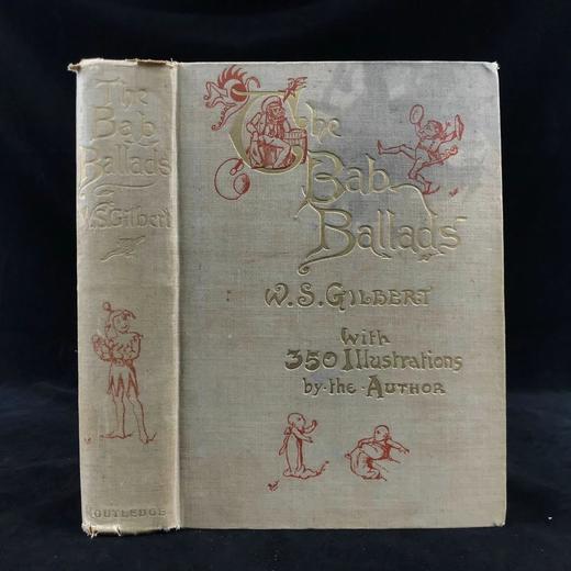 1898年 巴布民谣集 作者亲绘350幅插图 漆布精装32开 商品图0
