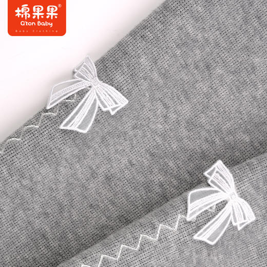 棉果果秋季新品女童复合奥利绒加绒保暖锁温打底裤长裤裤子M322206423443 商品图2