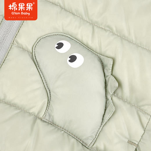 棉果果秋季新品男童防钻绒连帽爆款轻薄5A抗菌羽绒服M312102923472 商品图5