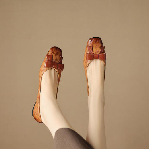 时尚个性，柔软懒人浅口单鞋DPJ-9871 商品图12