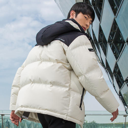 【跑步系列 拼接撞色反光LOGO】赛琪男士羽绒服253773 商品图1