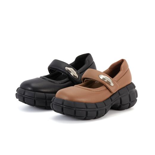 westory2023秋季新款简约大方玛丽珍百搭厚底时尚单鞋W23CE73221 商品图4