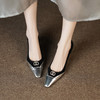 秋季新款，时尚个性撞色小香风高跟单鞋HCY-3667 商品缩略图9