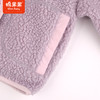 棉果果秋季新品女童羊羔绒+棉内里舒适休闲百搭连帽外套M322100423405 商品缩略图5