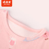棉果果秋季新品女童罗纹弹力有机棉纱5A弹力修身140-160码中大童抗菌家居套头套装M321302223521 商品缩略图1
