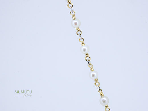 18K金 小米珠手工项链 （日本制） 商品图4