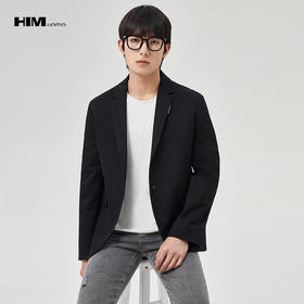 HIM漢崇 休闲西装男时尚通勤简约百搭修身西服外套 2025秋季