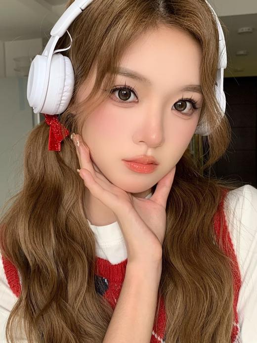 半年抛 比特星 棕色细闪 14.0mm watermelens 含硅水凝胶 商品图10