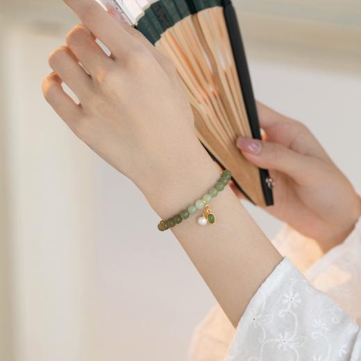 MS Lemuguet铃兰小姐手串系列 玉石玛瑙珍珠系列手串项链饰品  百搭治愈系小清新手链 天然材质带证书 商品图8