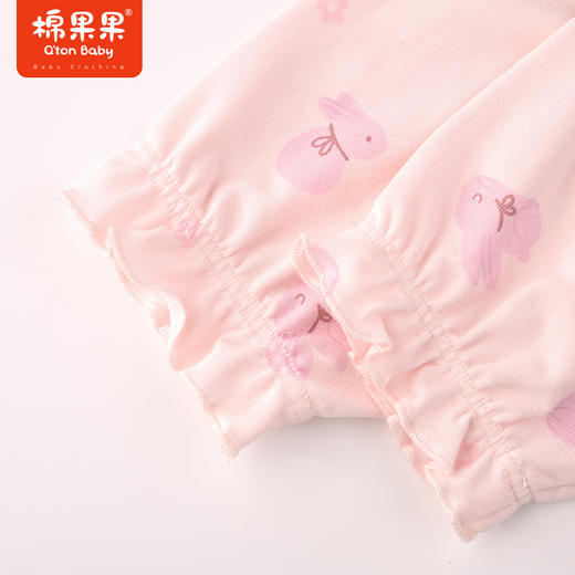 棉果果秋季新品莫代尔含牛奶丝女童140-160码中大童高品质柔软舒适爽滑细腻抗皱免烫健康抑菌家居对开套装M321304423535 商品图2