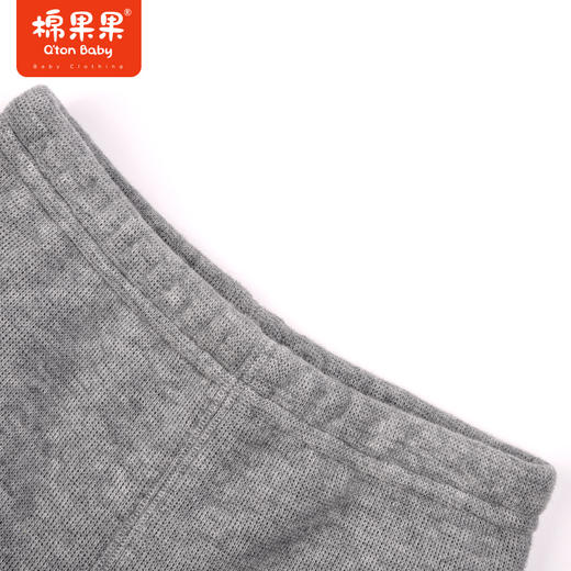 棉果果秋季新品女童复合奥利绒加绒保暖锁温打底裤长裤裤子M322206423443 商品图1