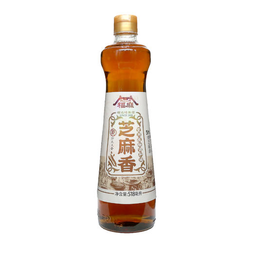 福麻郭氏天香芝麻香食用调和油518ml(芝+玉)（6924497924295） 商品图0