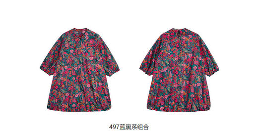 jnby  23年秋款  印花中袖连衣裙  1N7G13110 商品图8