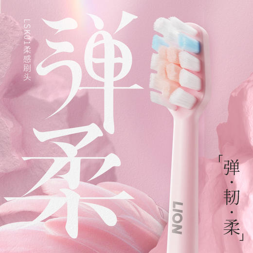 LION狮王 SMART KEY声波电动牙刷替换头 清洁型 商品图1