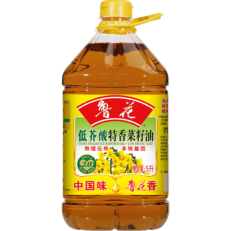 鲁花低芥酸特香菜籽油 5L