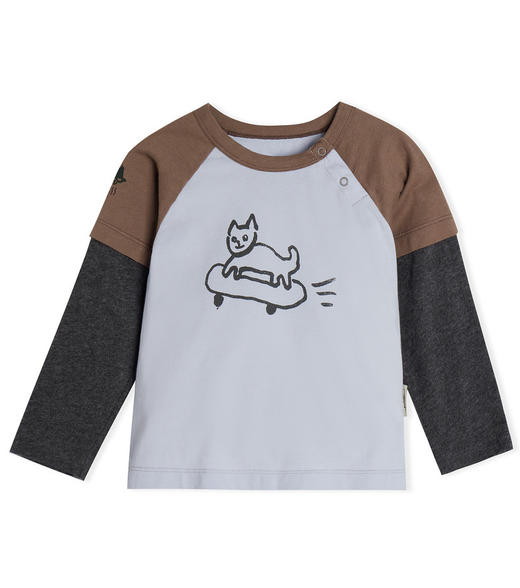 jnby  23年秋款  拼接长袖T恤 YN7111160 商品图7