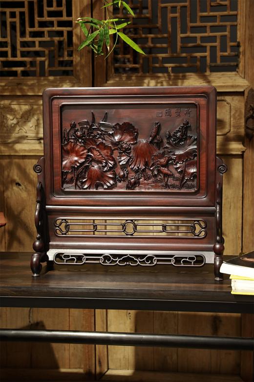 荷蟹图°精座&简座插屏 商品图0