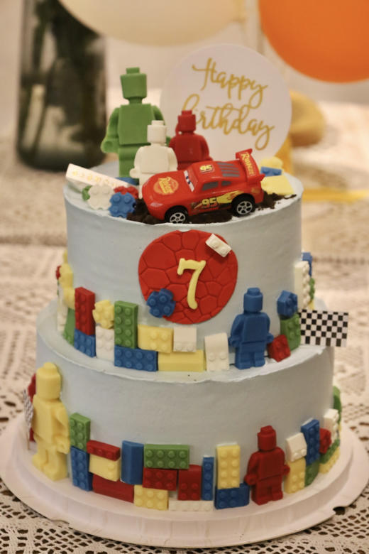 乐高人积木小汽车（图为8+6双层） 商品图0