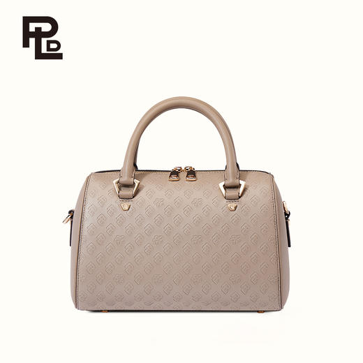 保兰德PLD东方雅奢45度老花经典系列波士顿枕头包斜挎通勤必备女包 商品图1