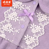 棉果果秋季新品女童华夫格柔软舒适娃娃领对开连体衣M322722223401 商品缩略图2