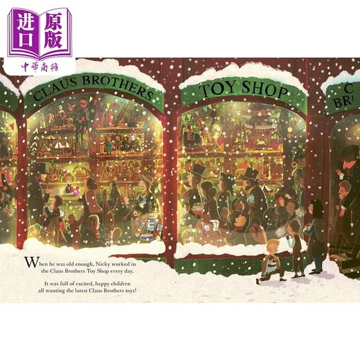【中商原版】孩子们的玩具店David Litchfield Kid Christmas Of The Claus Brothers Toy Shop英文原版 儿童绘本 故事图画书 商品图3