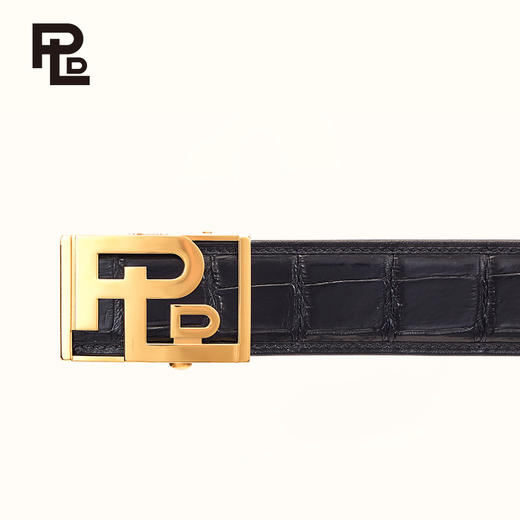 保兰德PLD东方雅奢PLD干部皮带系列鳄鱼皮男士腰带通勤穿搭 商品图3