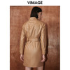 VIMAGE纬漫纪秋季新款系带干练帅气修身连衣裙V2007609 商品缩略图4