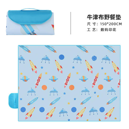 【老带新邀新团】【野餐垫户外露营防潮垫】加厚野炊防潮便携 秋游国庆出游 防水沙滩垫子 原创手绘防潮野餐垫 安全无异味耐磨抗撕柔软亲肤 商品图8