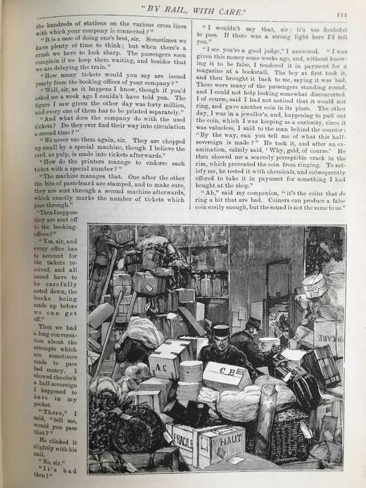 1894年 家庭箴言杂志 约百幅插图 漆布精装16开 商品图14