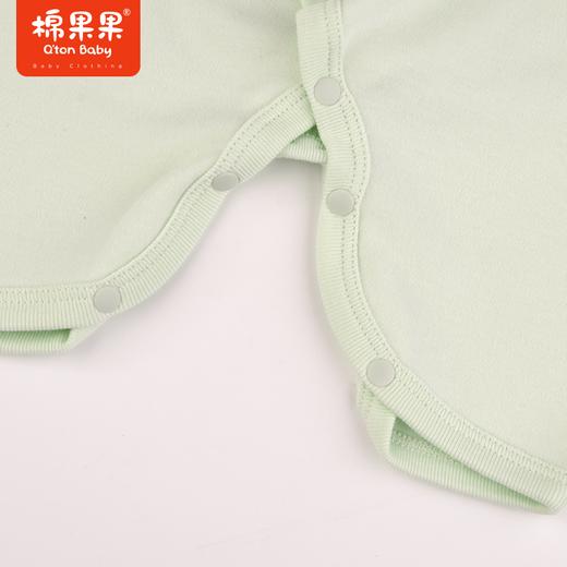 棉果果秋季新品磨毛棉毛有机棉纱5A抗菌家居蝴蝶连体衣M301726223504 商品图5